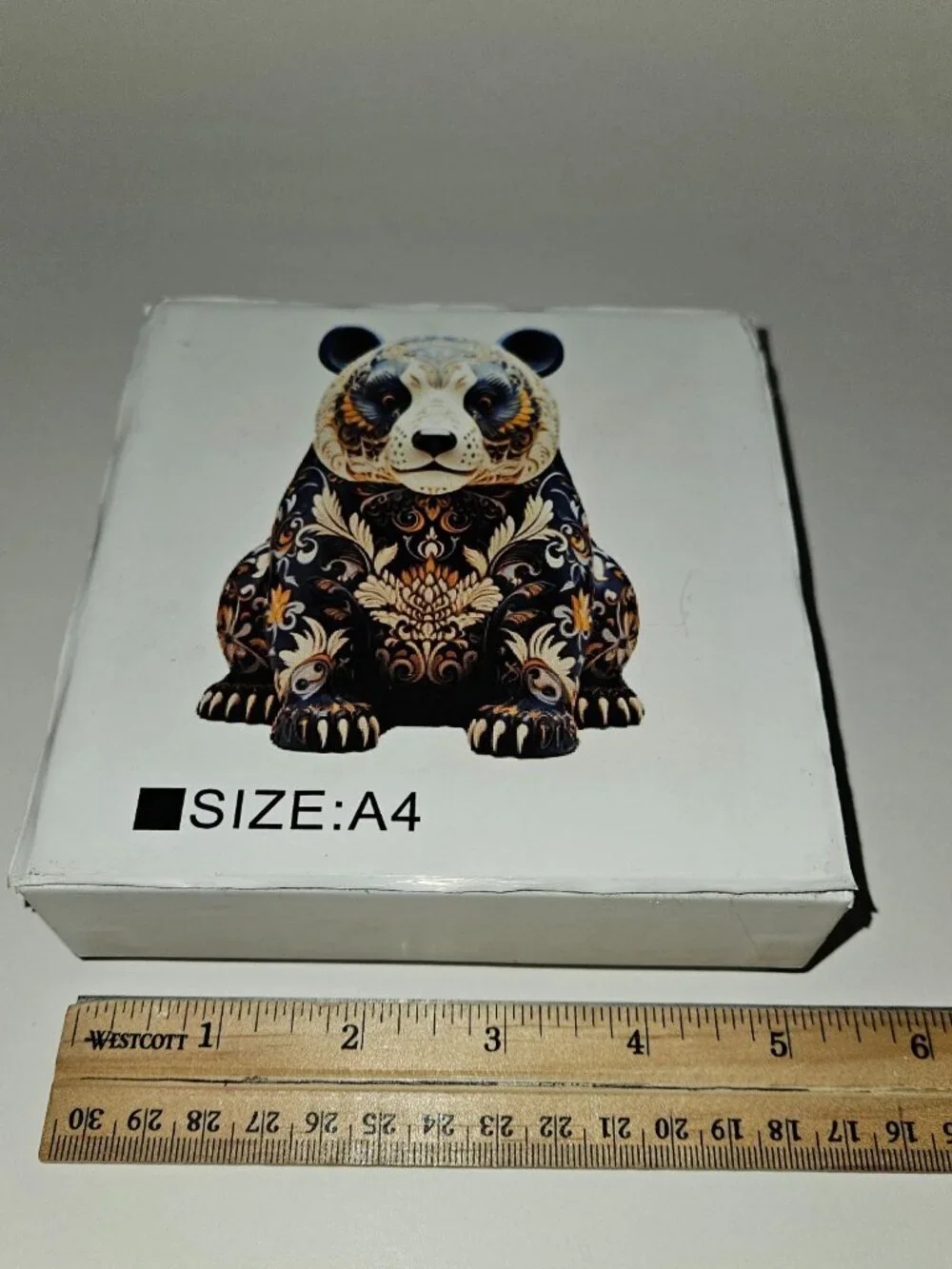 Panda Bear Wooden Jigsaw Puzzle 150+ Unique Pieces Animal Shapes READ
